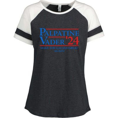 Palpatine Vader 2024 Enza Ladies Jersey Colorblock Tee