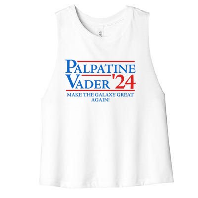 Palpatine Vader 2024 Women's Racerback Cropped Tank