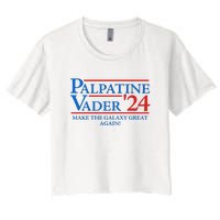 Palpatine Vader 2024 Women's Crop Top Tee