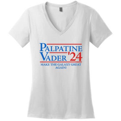 Palpatine Vader 2024 Women's V-Neck T-Shirt