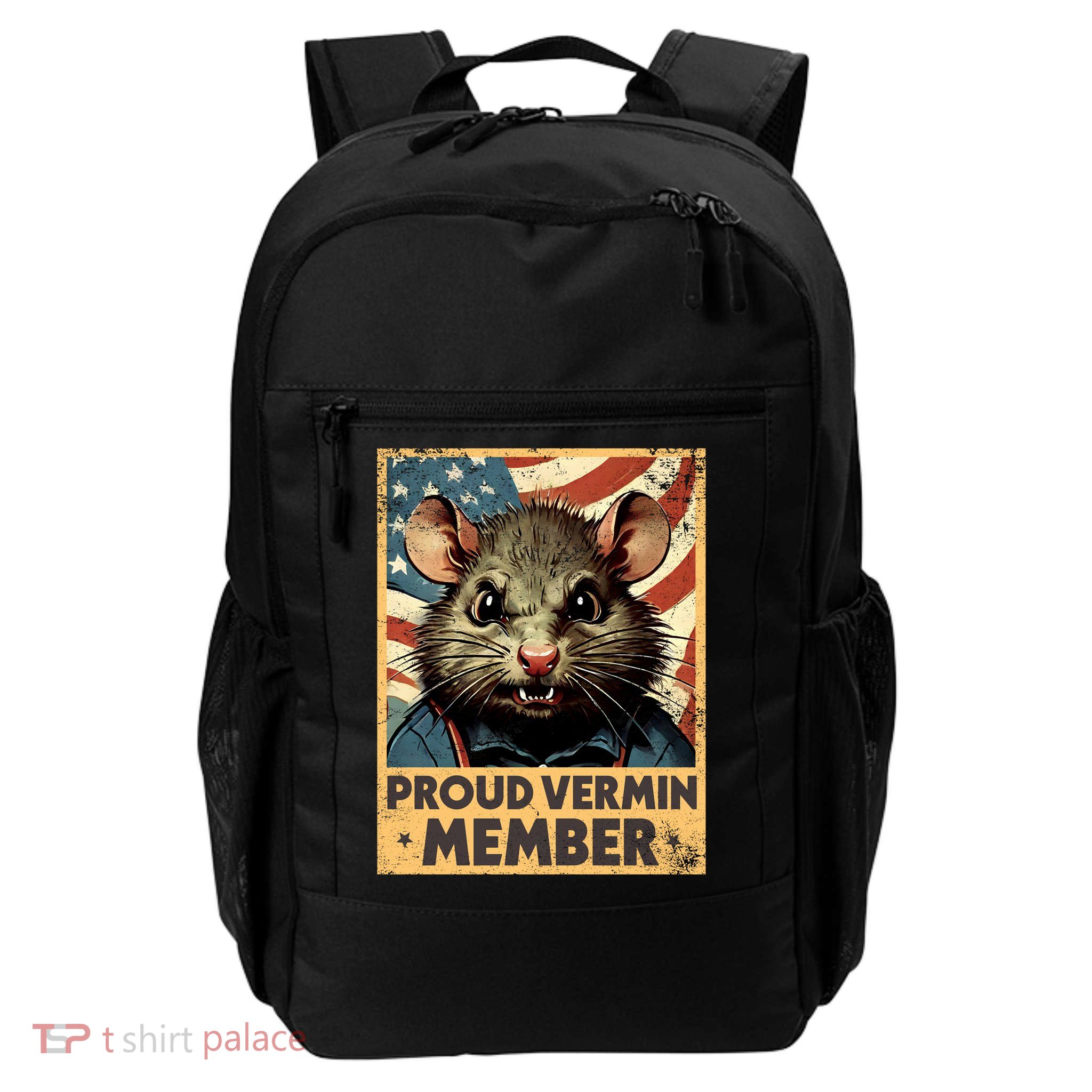 Proud Vermin Anti Trump Quote Backpack