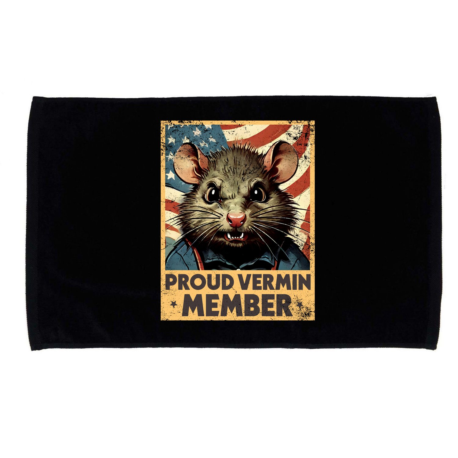Proud Vermin Anti Trump Quote Microfiber Hand Towel