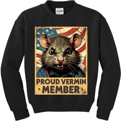 Proud Vermin Anti Trump Quote Kids Sweatshirt
