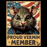 Proud Vermin Anti Trump Quote Zip Tote Bag