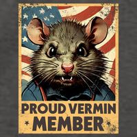 Proud Vermin Anti Trump Quote Vector Backpack