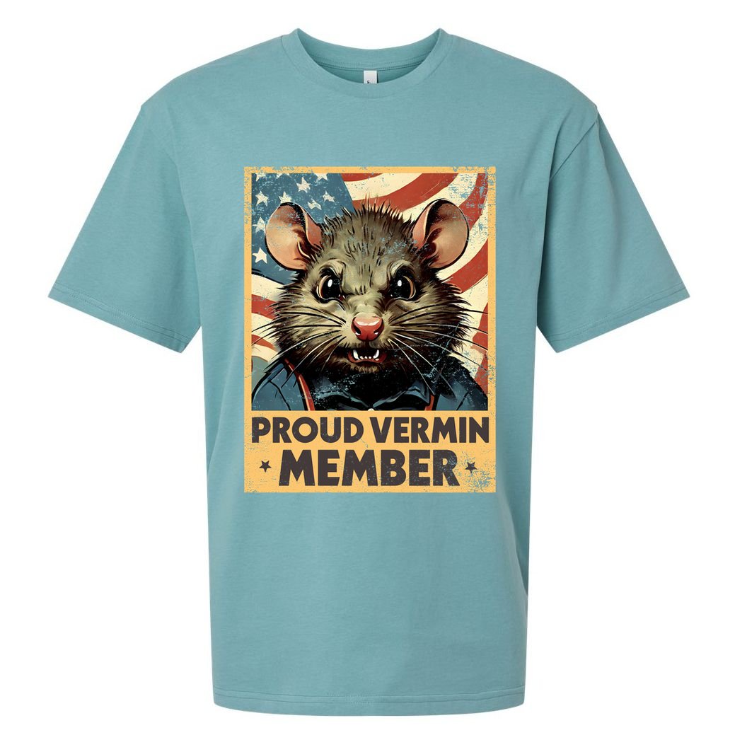 Proud Vermin Anti Trump Quote Sueded Cloud Jersey T-Shirt