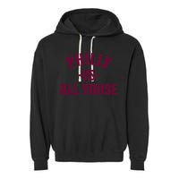Philly Vs All Youse Funny Philadelphia Slang Retro Garment-Dyed Fleece Hoodie