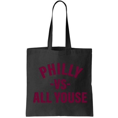 Philly Vs All Youse Funny Philadelphia Slang Retro Bag