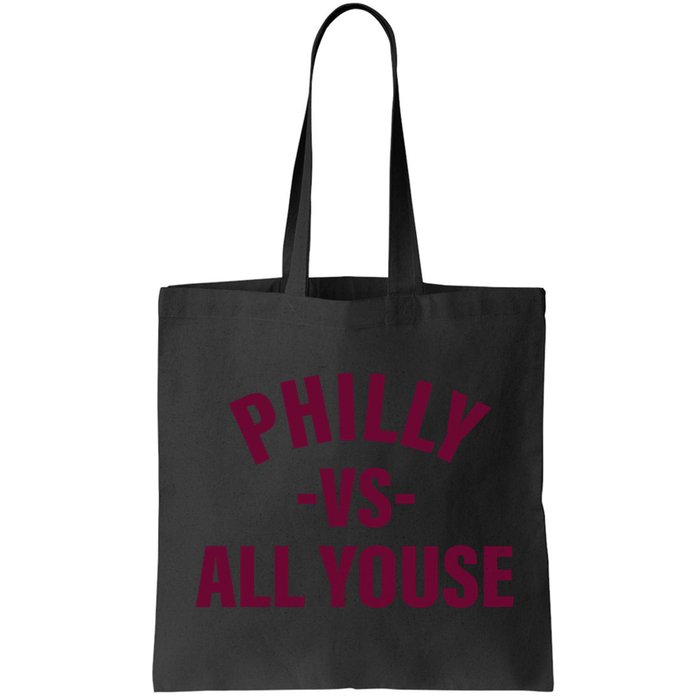 Philly Vs All Youse Funny Philadelphia Slang Retro Bag