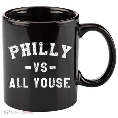 Philly Vs All Youse Funny Philadelphia Slang Retro 11oz C Handle Ceramic Mug