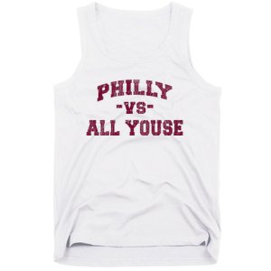 P.H.I.L.L.Y Vs All Youse Funny Retro Philadelphia Slang Tank Top