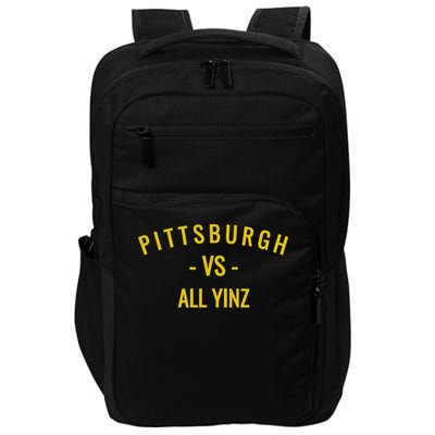Pittsburgh Vs All Yinz Impact Tech Backpack