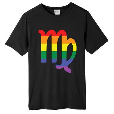 Proud Virgo Astrology LGBTQ Zodiac Sign Horoscope Design Tall Fusion ChromaSoft Performance T-Shirt