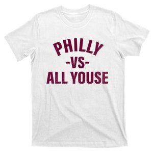 Philly Vs All Youse Funny Philadelphia Slang Retro Pullover Hoodie T-Shirt