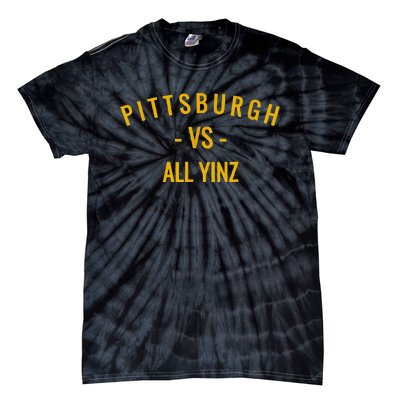 Pittsburgh V.S All Yinz Tie-Dye T-Shirt