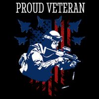 Proud Veteran Airstrike Combat Drawstring Bag