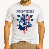 Proud Veteran Airstrike Combat Cooling Performance Crew T-Shirt