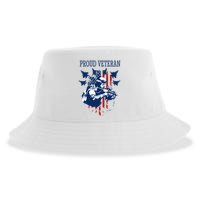 Proud Veteran Airstrike Combat Sustainable Bucket Hat