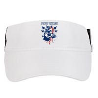 Proud Veteran Airstrike Combat Adult Drive Performance Visor