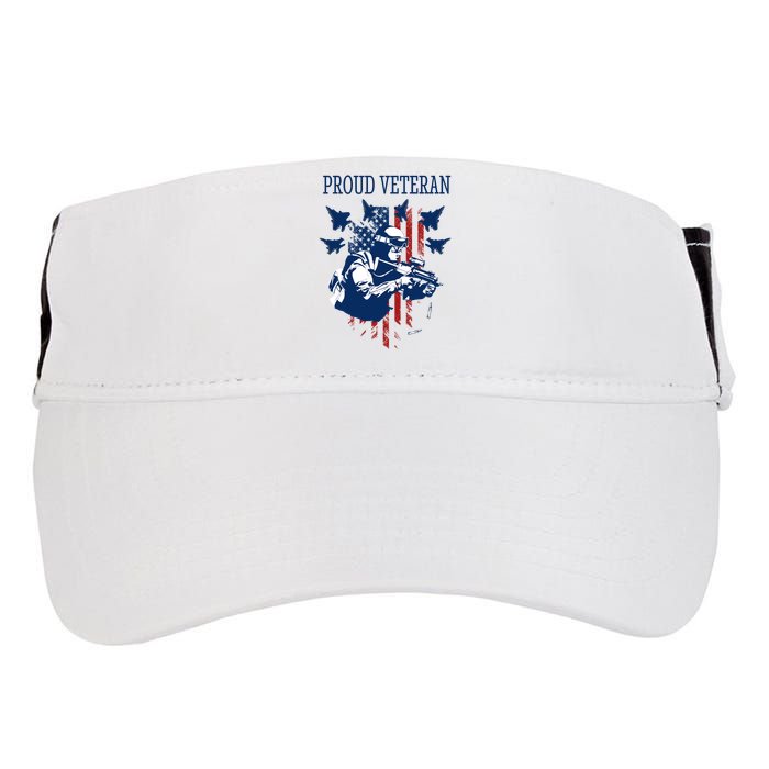 Proud Veteran Airstrike Combat Adult Drive Performance Visor
