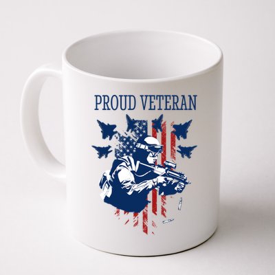 Proud Veteran Airstrike Combat Mug