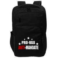Pro Vax Anti Mandate Impact Tech Backpack