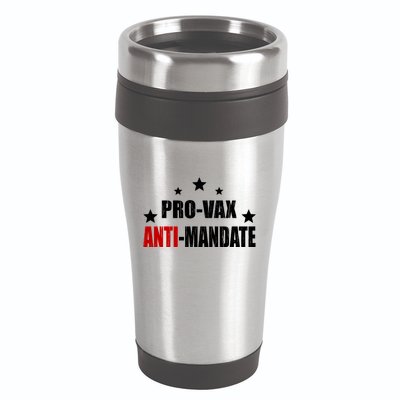 Pro Vax Anti Mandate 16oz Travel Tumbler