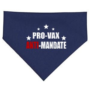 Pro Vax Anti Mandate USA-Made Doggie Bandana