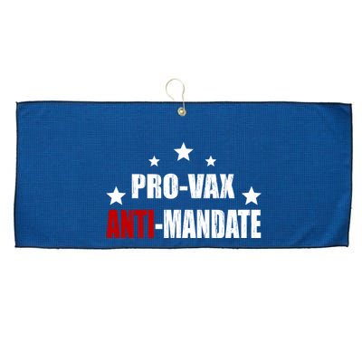 Pro Vax Anti Mandate Large Microfiber Waffle Golf Towel