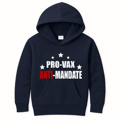 Pro Vax Anti Mandate Kids Hoodie
