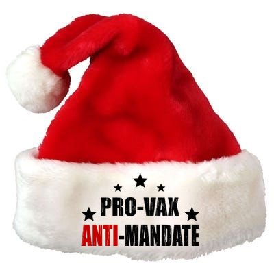 Pro Vax Anti Mandate Premium Christmas Santa Hat