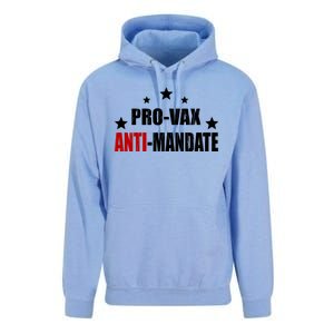 Pro Vax Anti Mandate Unisex Surf Hoodie