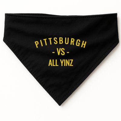 Pittsburgh Vs All Yinz USA-Made Doggie Bandana