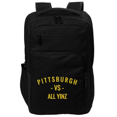 Pittsburgh Vs All Yinz Impact Tech Backpack