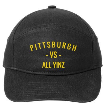 Pittsburgh Vs All Yinz 7-Panel Snapback Hat