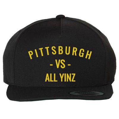 Pittsburgh Vs All Yinz Wool Snapback Cap