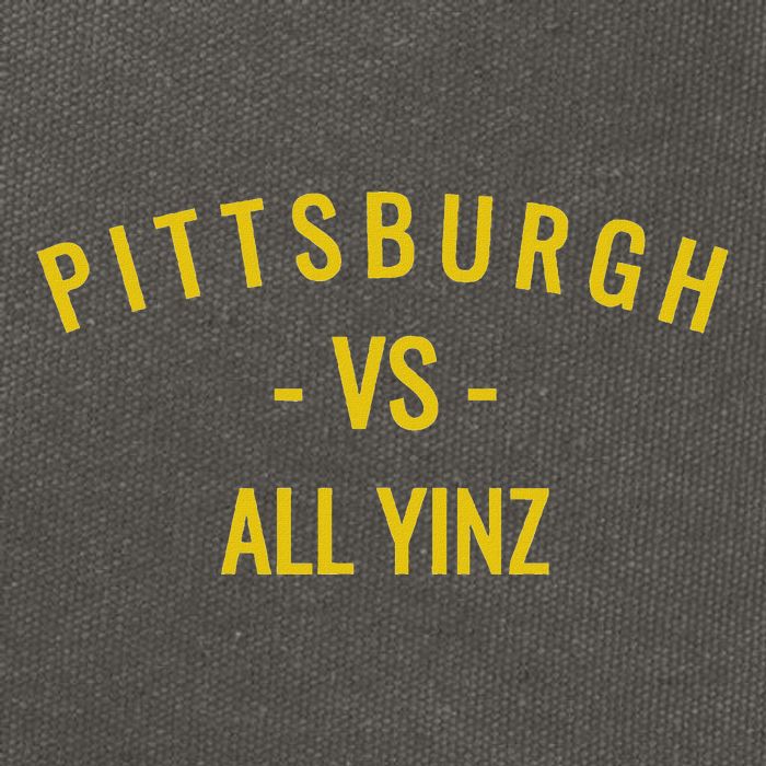 Pittsburgh Vs All Yinz Cotton Canvas Backpack