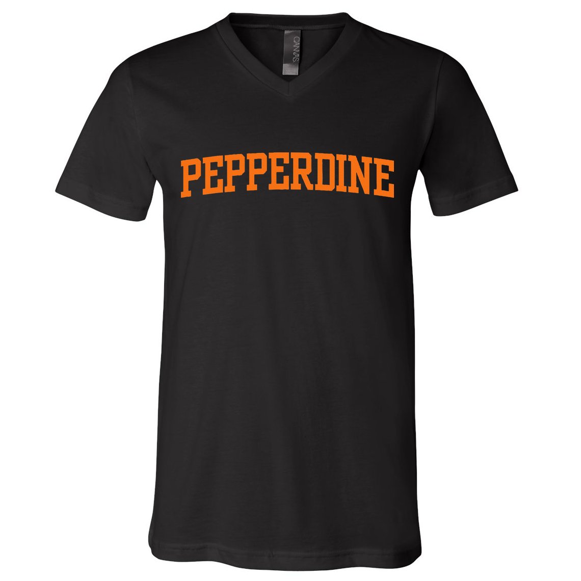 Pepperdine Vintage Arch University V-Neck T-Shirt