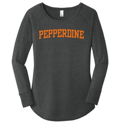 Pepperdine Vintage Arch University Women's Perfect Tri Tunic Long Sleeve Shirt