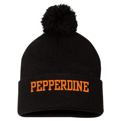 Pepperdine Vintage Arch University Pom Pom 12in Knit Beanie