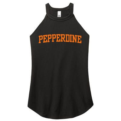 Pepperdine Vintage Arch University Women's Perfect Tri Rocker Tank