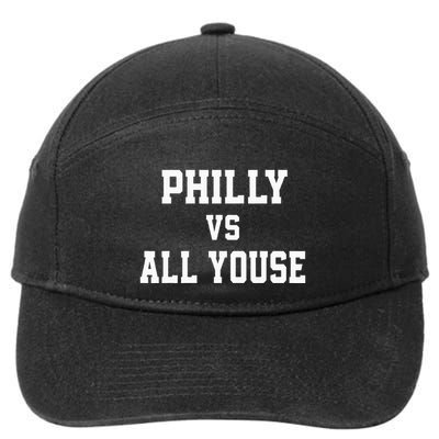 P.H.I.L.Ly Vs All Youse Slang For Philadelphia Fan 7-Panel Snapback Hat