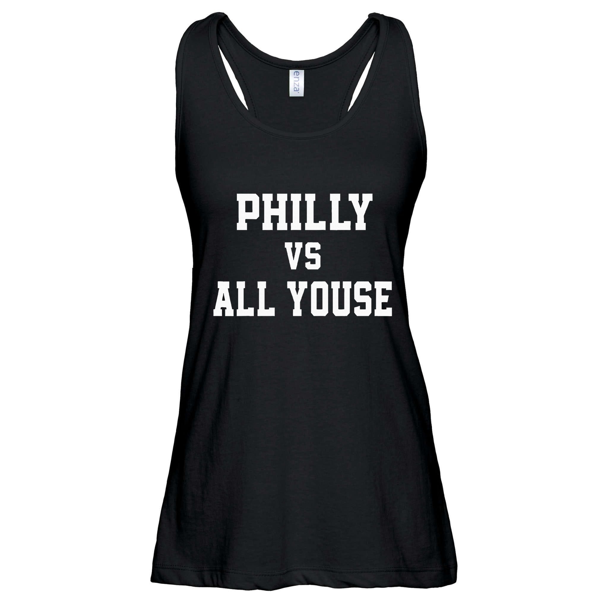 P.H.I.L.Ly Vs All Youse Slang For Philadelphia Fan Ladies Essential Flowy Tank