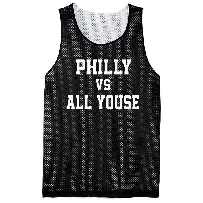 P.H.I.L.Ly Vs All Youse Slang For Philadelphia Fan Mesh Reversible Basketball Jersey Tank