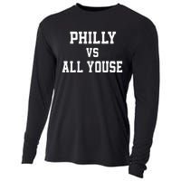 P.H.I.L.Ly Vs All Youse Slang For Philadelphia Fan Cooling Performance Long Sleeve Crew