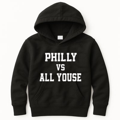 P.H.I.L.Ly Vs All Youse Slang For Philadelphia Fan Kids Hoodie