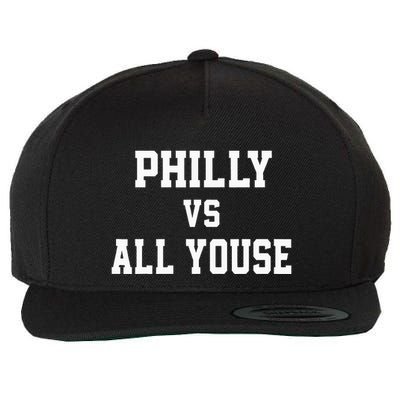 P.H.I.L.Ly Vs All Youse Slang For Philadelphia Fan Wool Snapback Cap