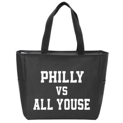 P.H.I.L.Ly Vs All Youse Slang For Philadelphia Fan Zip Tote Bag