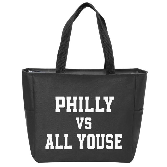 P.H.I.L.Ly Vs All Youse Slang For Philadelphia Fan Zip Tote Bag