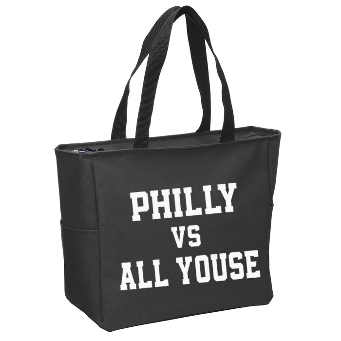 P.H.I.L.Ly Vs All Youse Slang For Philadelphia Fan Zip Tote Bag